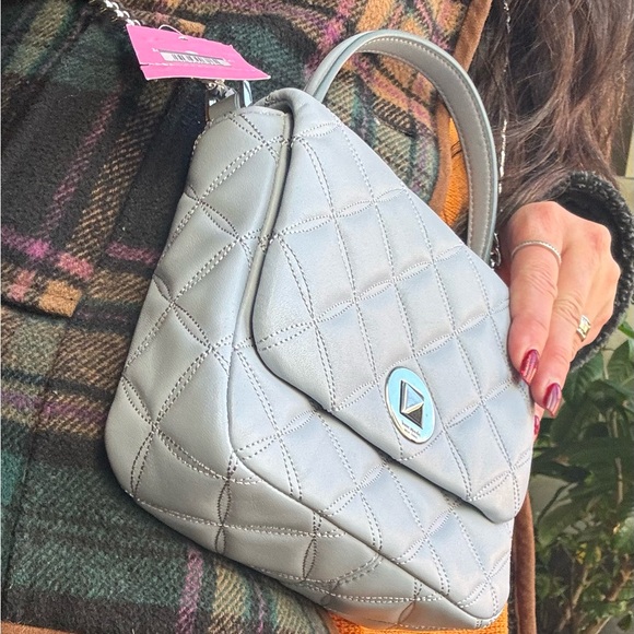 Authentic KATE SPADE Quilted leather turn lock flap satchel/Crossbody - Picture 6 of 13